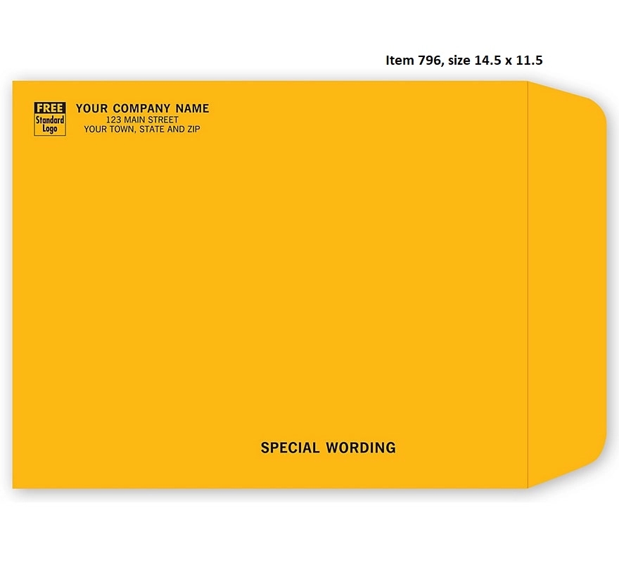 Envelopes, Kraft mailing: open end 4
