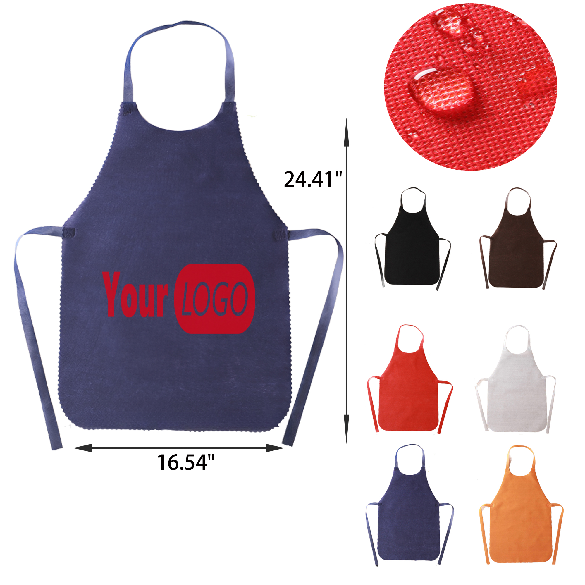 Lightweight Disposable Non Woven Apron 3