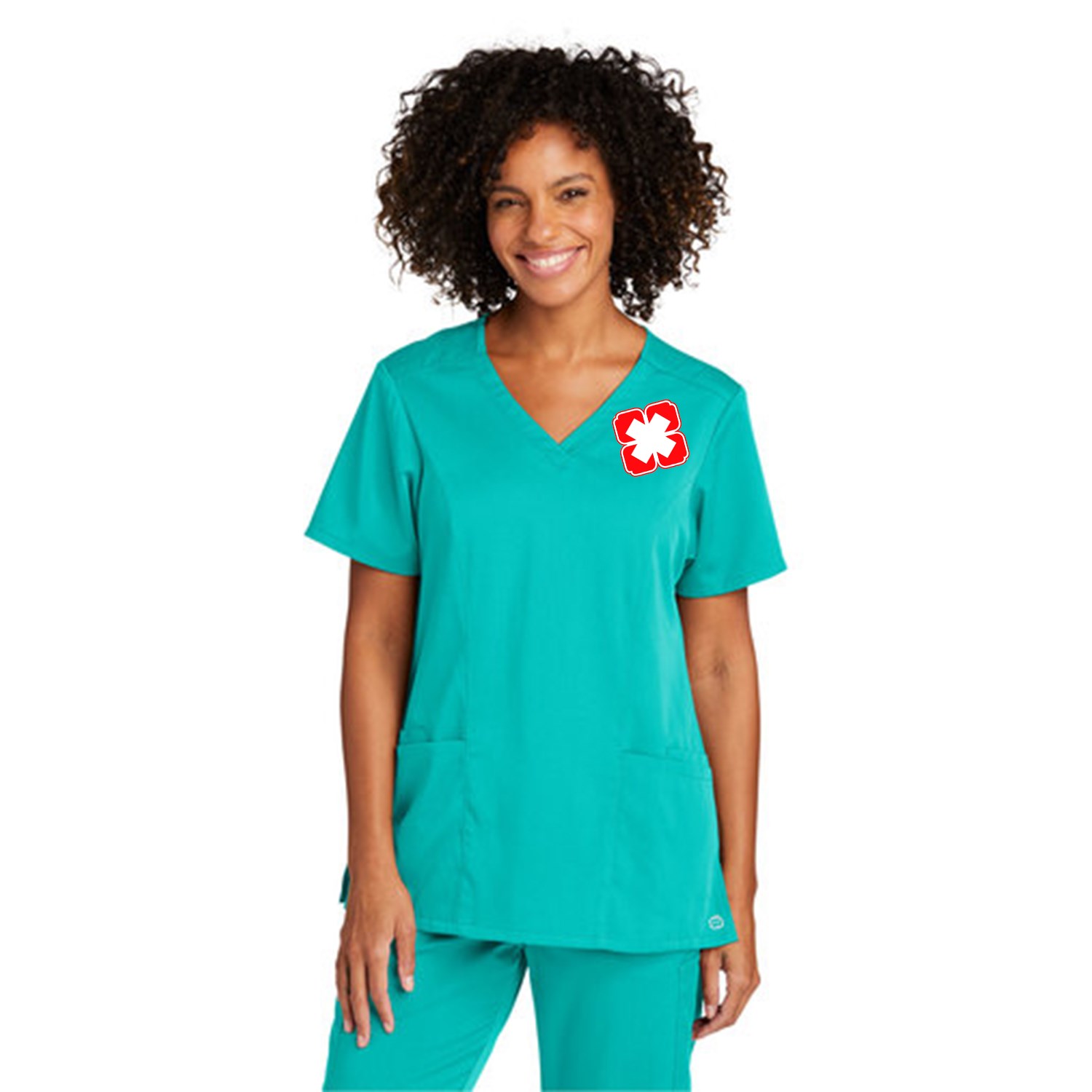 WonderWink® Women's Premiere Flex™ V-Neck Top 3