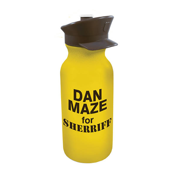 20 oz. Value Cycle Bottle with Police Hat Push 'n Pull Cap 4
