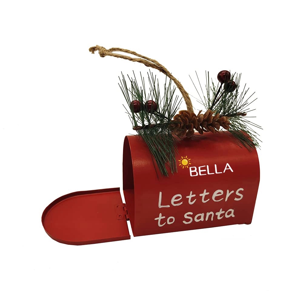 Creative Christmas Mail Box Swag With Pine 6
