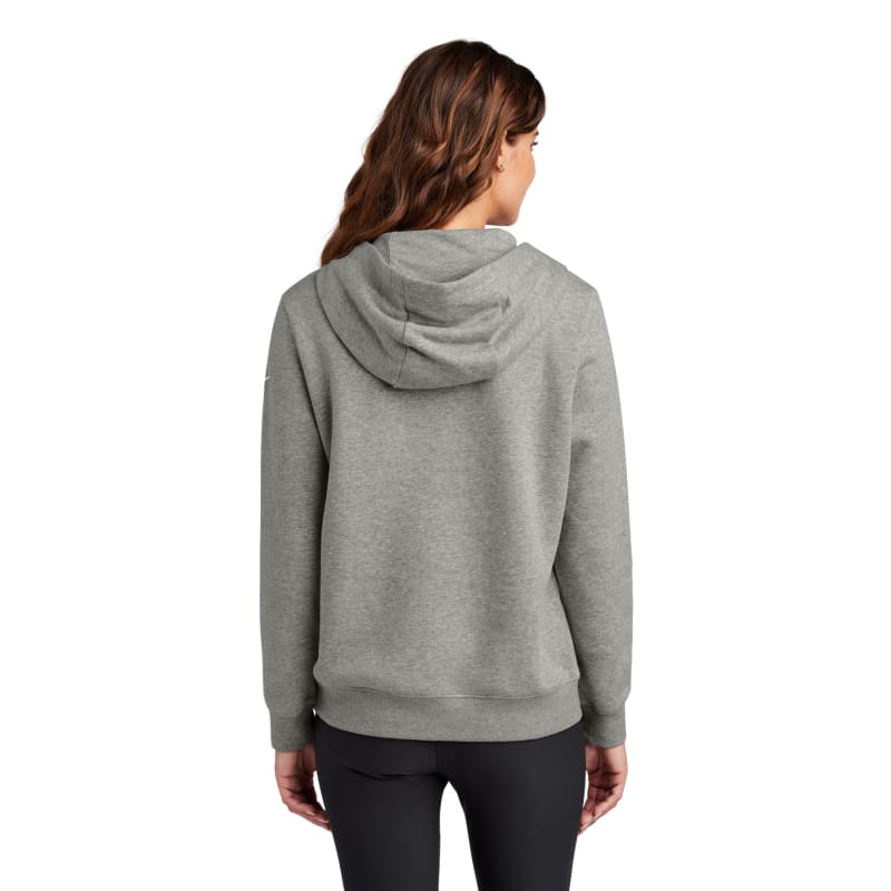 Nike Ladies Club Fleece Sleeve Swoosh Pullover Hoodie 6