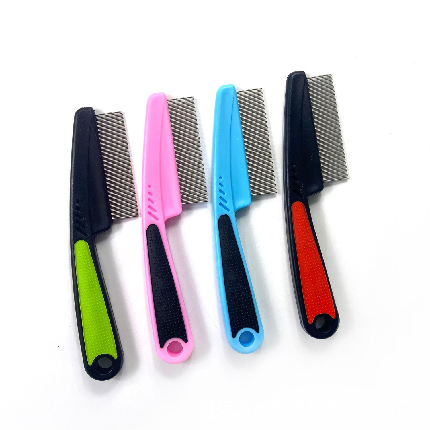 Rubber Handle Pet Comb 2