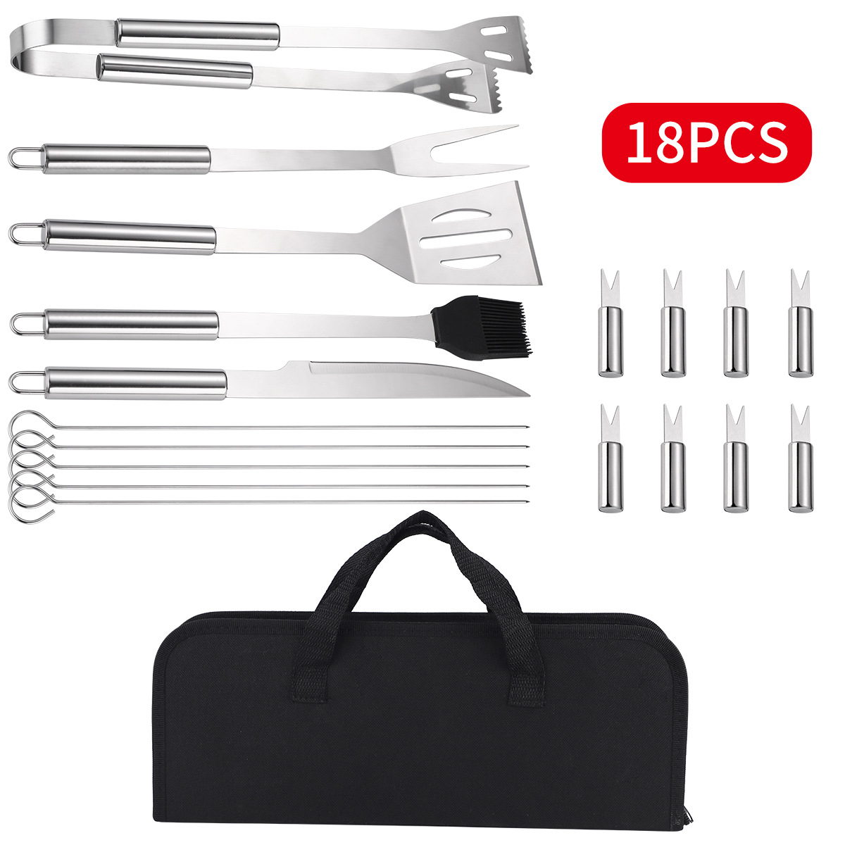 18 PCS Barbecue Grill Tool Set 7