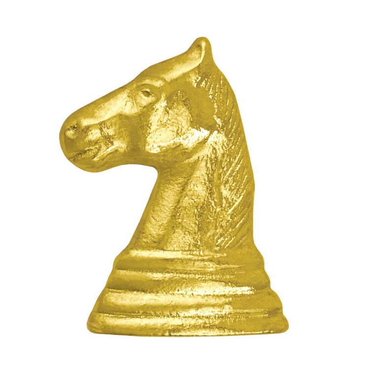 Chess Bright Gold Chenille Lapel Pin