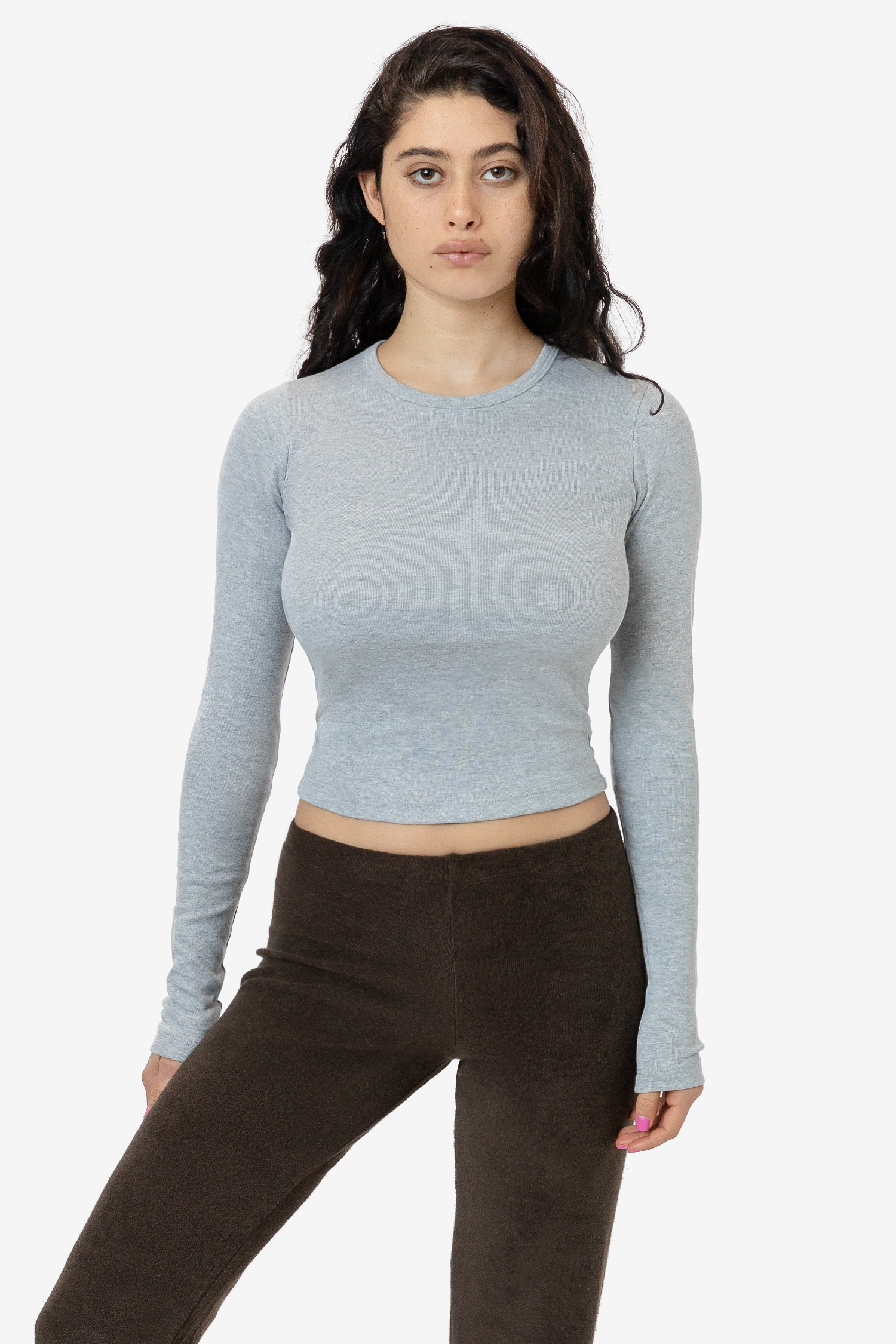 BABY RIB LONG SLEEVE CREWNECK 7