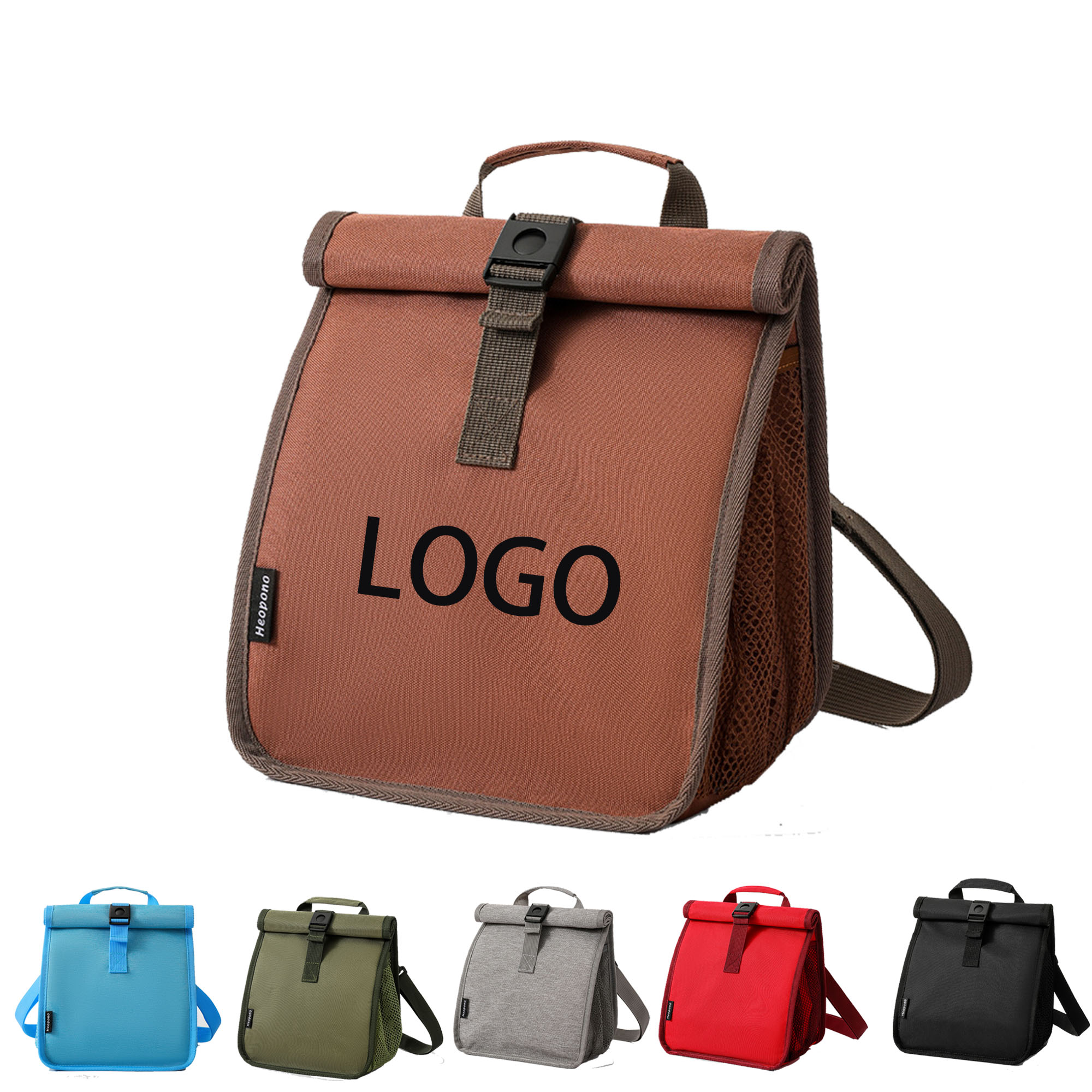 Multi-functional Crossbody Foil Insulated Lunch Bag for 2