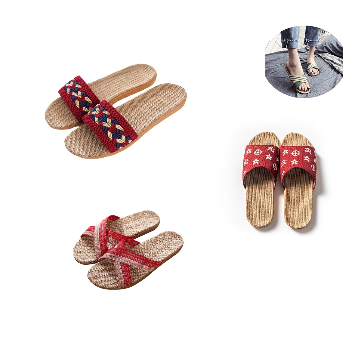 Linen Summer Beach Shoes 2