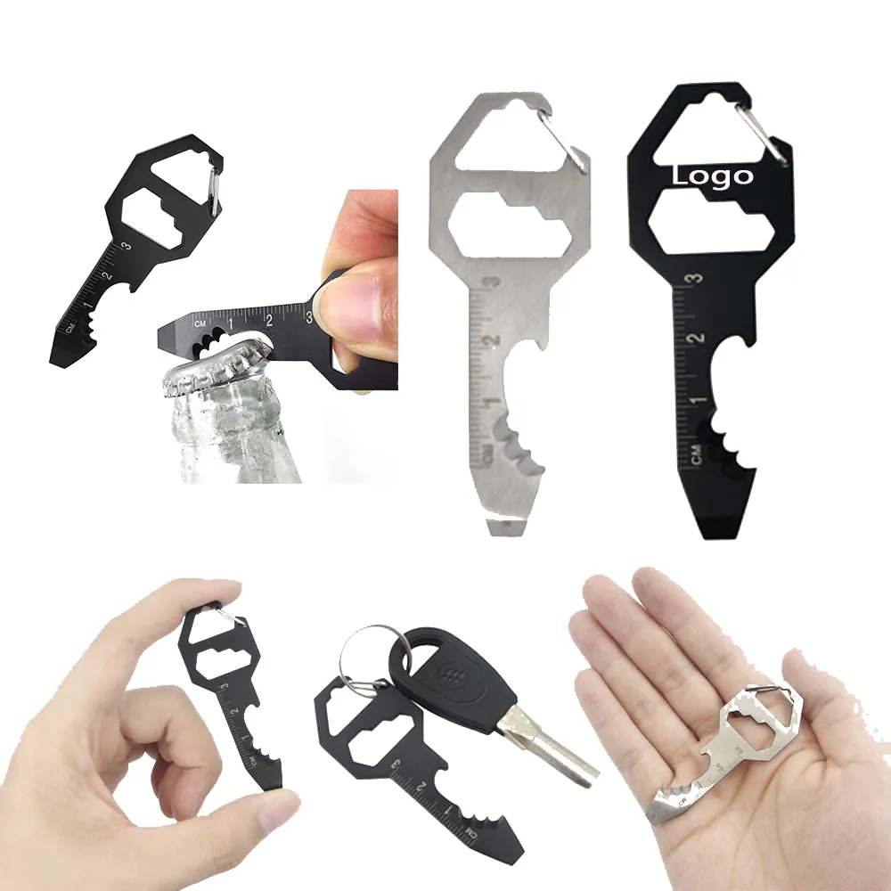 6 In 1 Keychain Bottle Opener Multitool 1