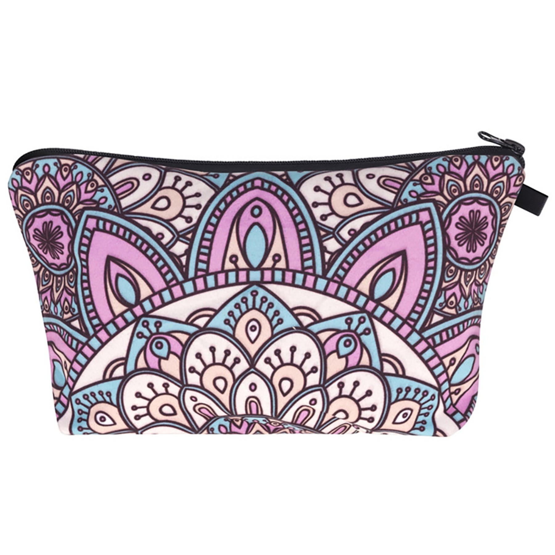 Digital Print Clutch Mandala Makeup Bag 9