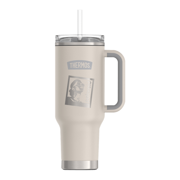 Thermos 40oz Stainless Steel Cup Holder Mug 123