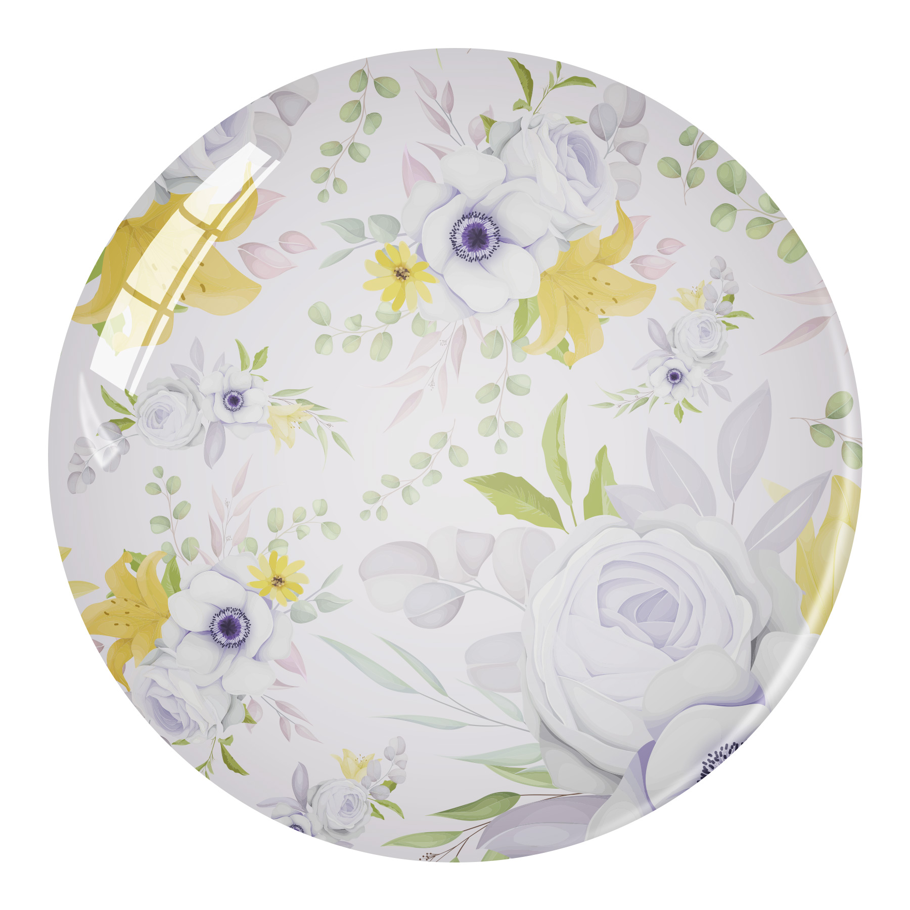 Round Fridge Magnets 11