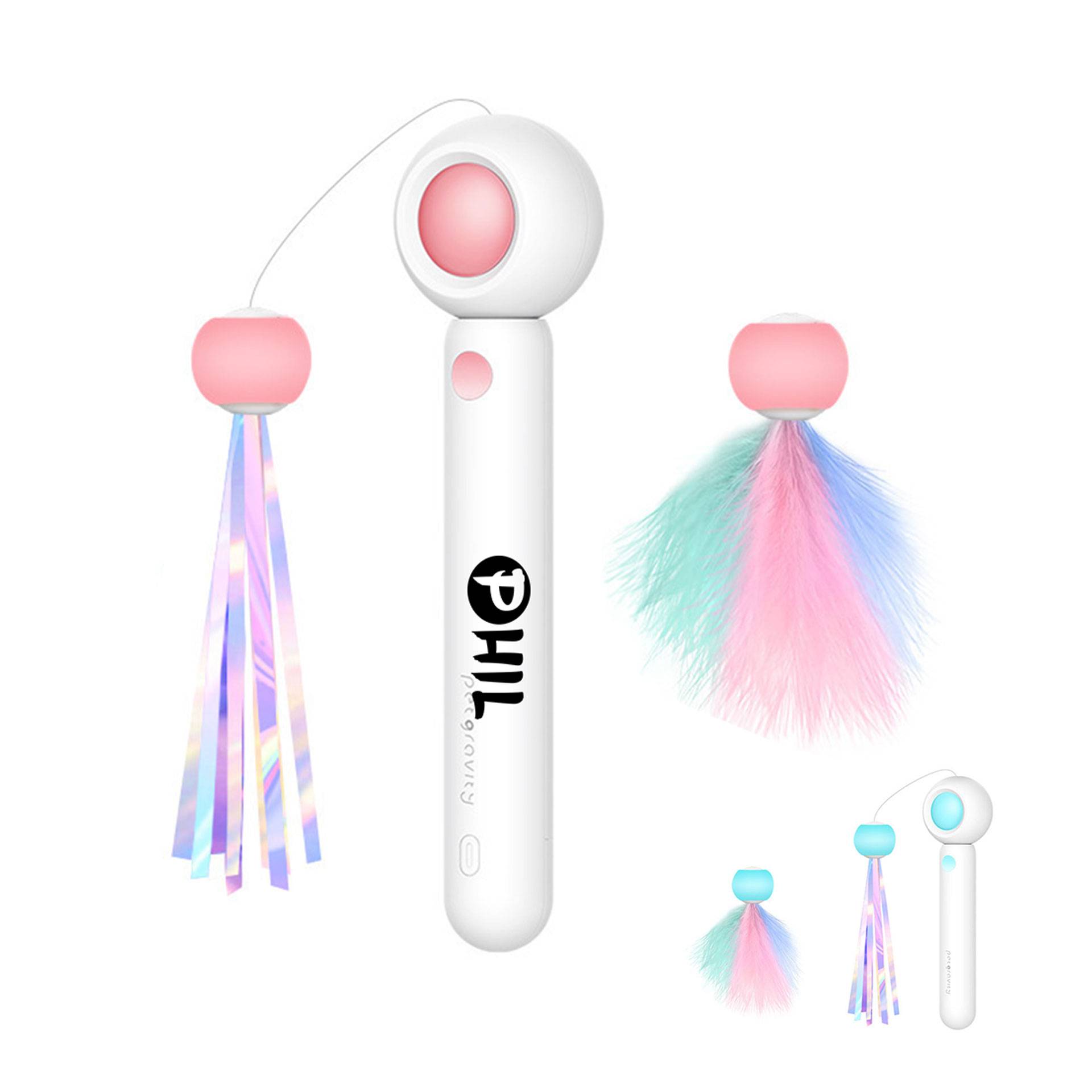 Cute Interactive Cat Wand Toys 3