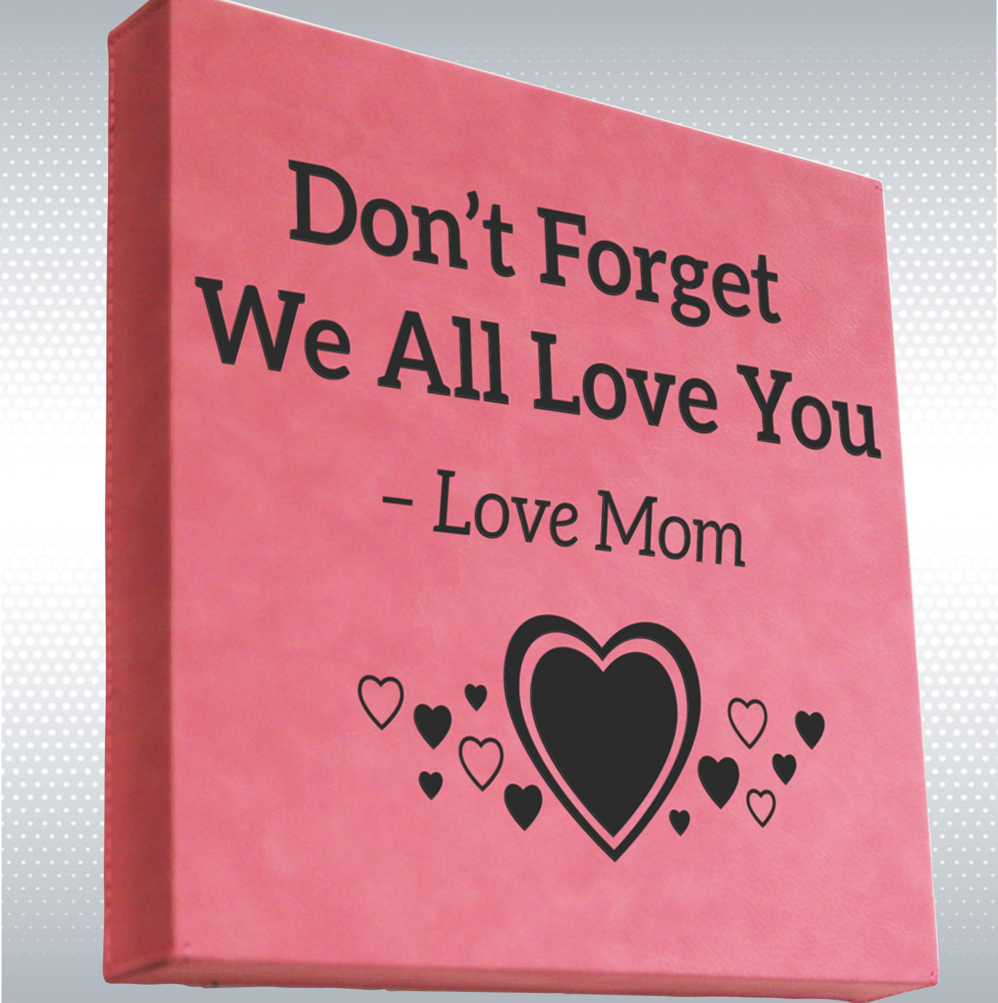 10" x 10" Leatherette Wall Decor with Sawtooth Hanger 5