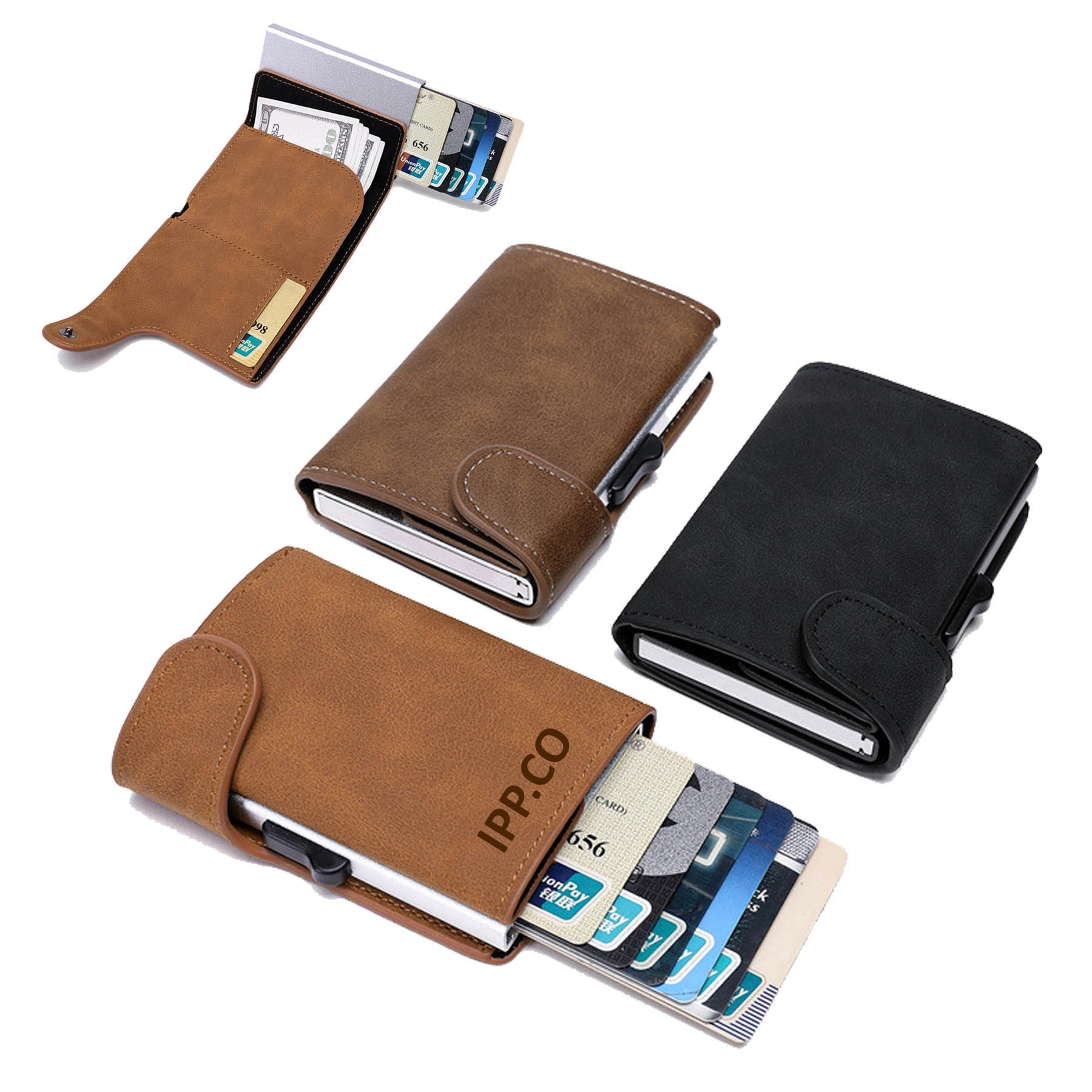 RFID Genuine Leather Wallets for Men 2