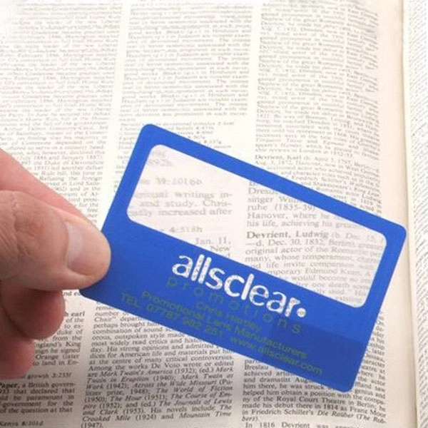 Custom Credit Card Magnifier 2