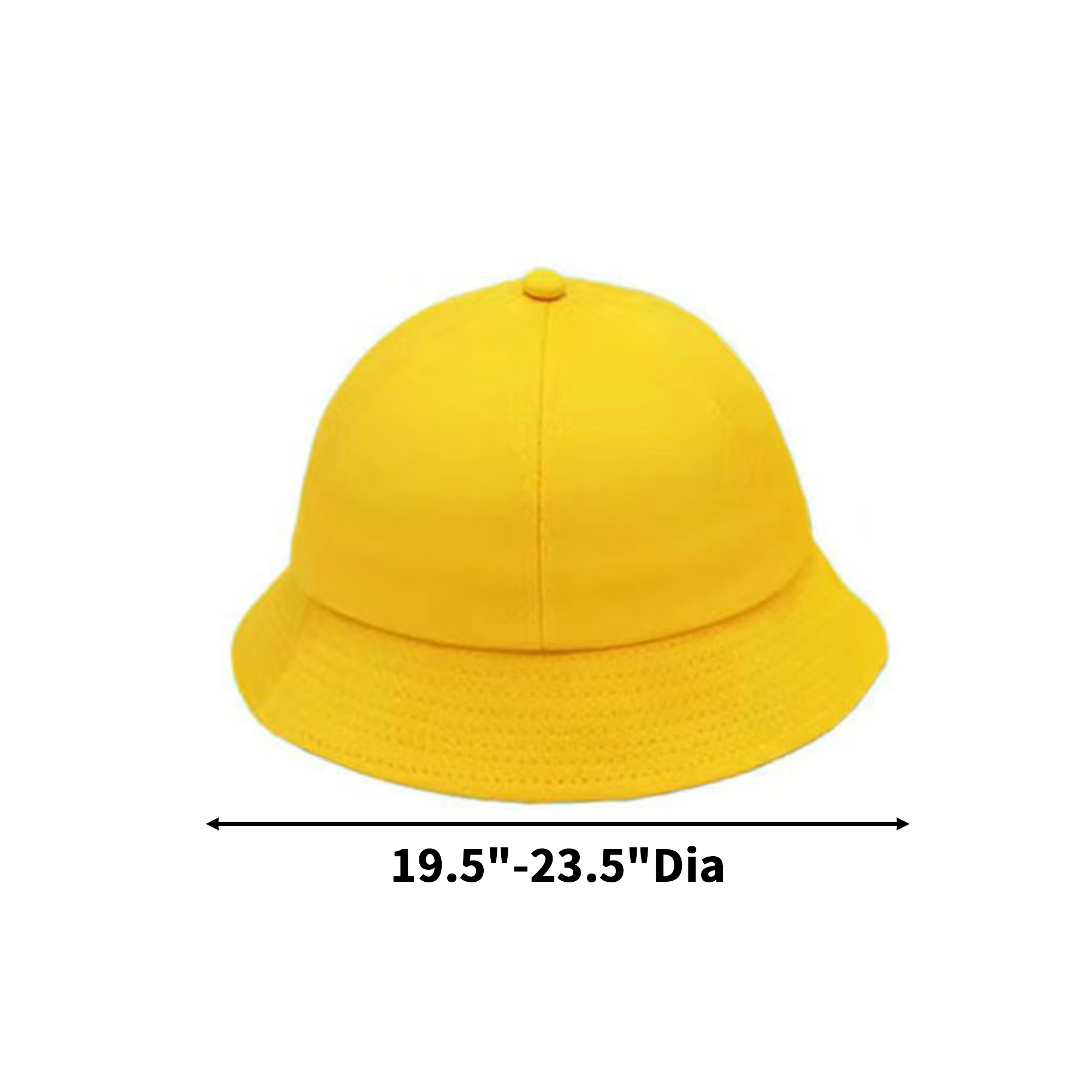 Cotton Sun Bucket With Adjustable Band 19.5 To 23.5" 3