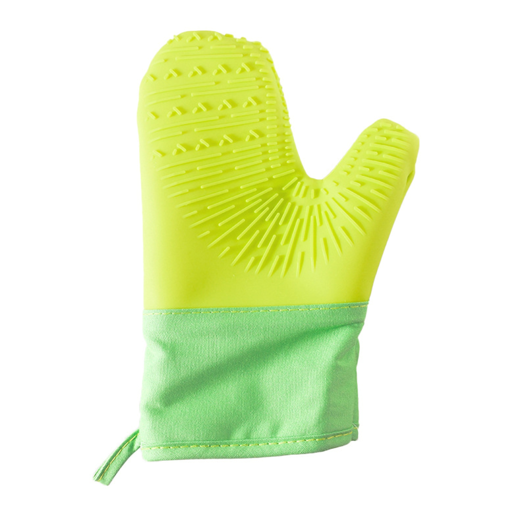 Heat Resistant Silicone Kitchen Gloves w/Cotton Lining 4