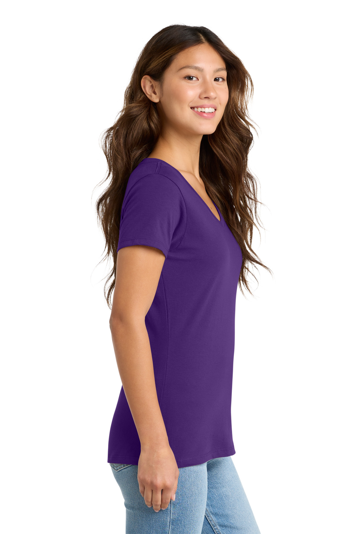 Port & Co Women's Fan Favorite V-Neck Tee. LPC450V 85