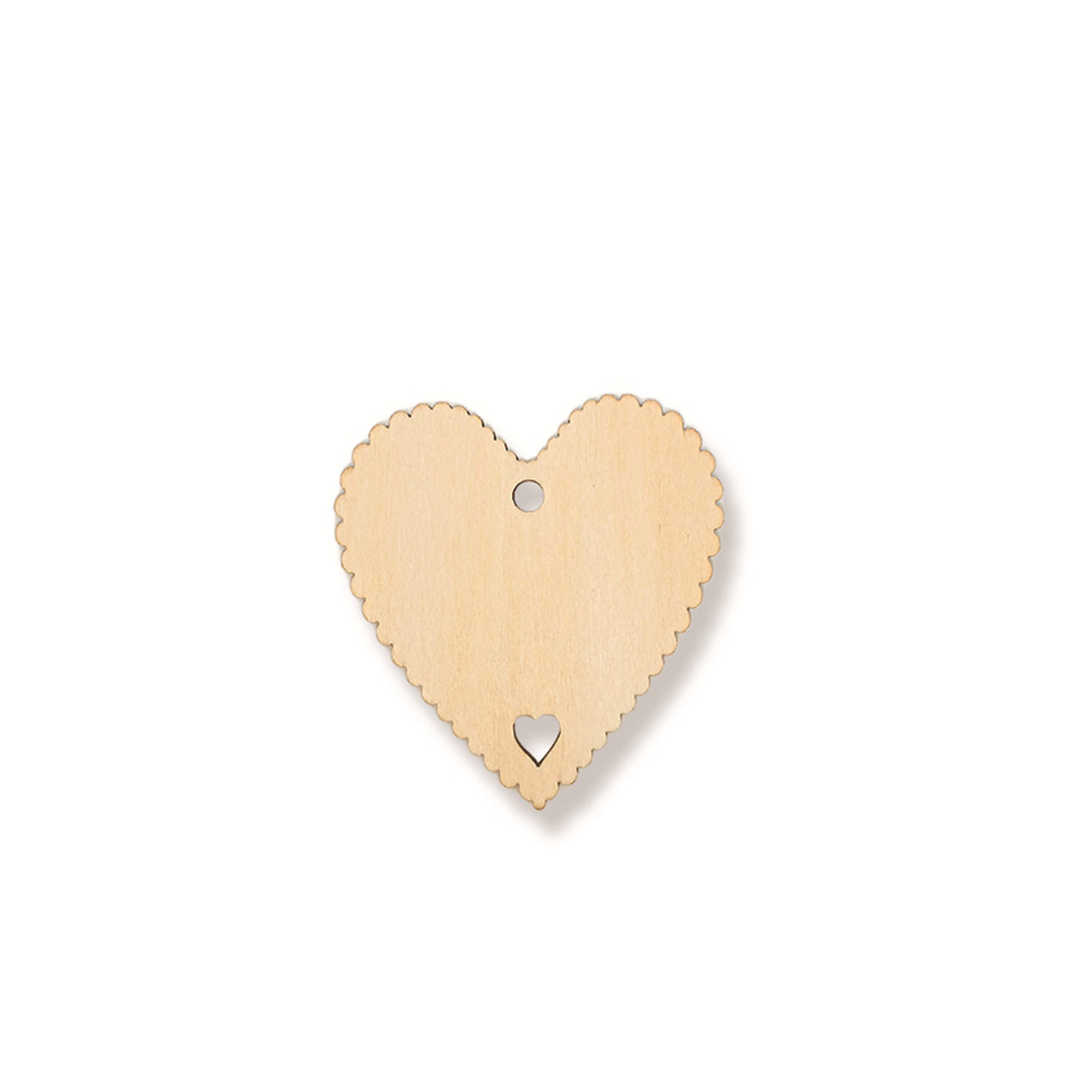 Natural Wood Christmas Tree Pendant 61