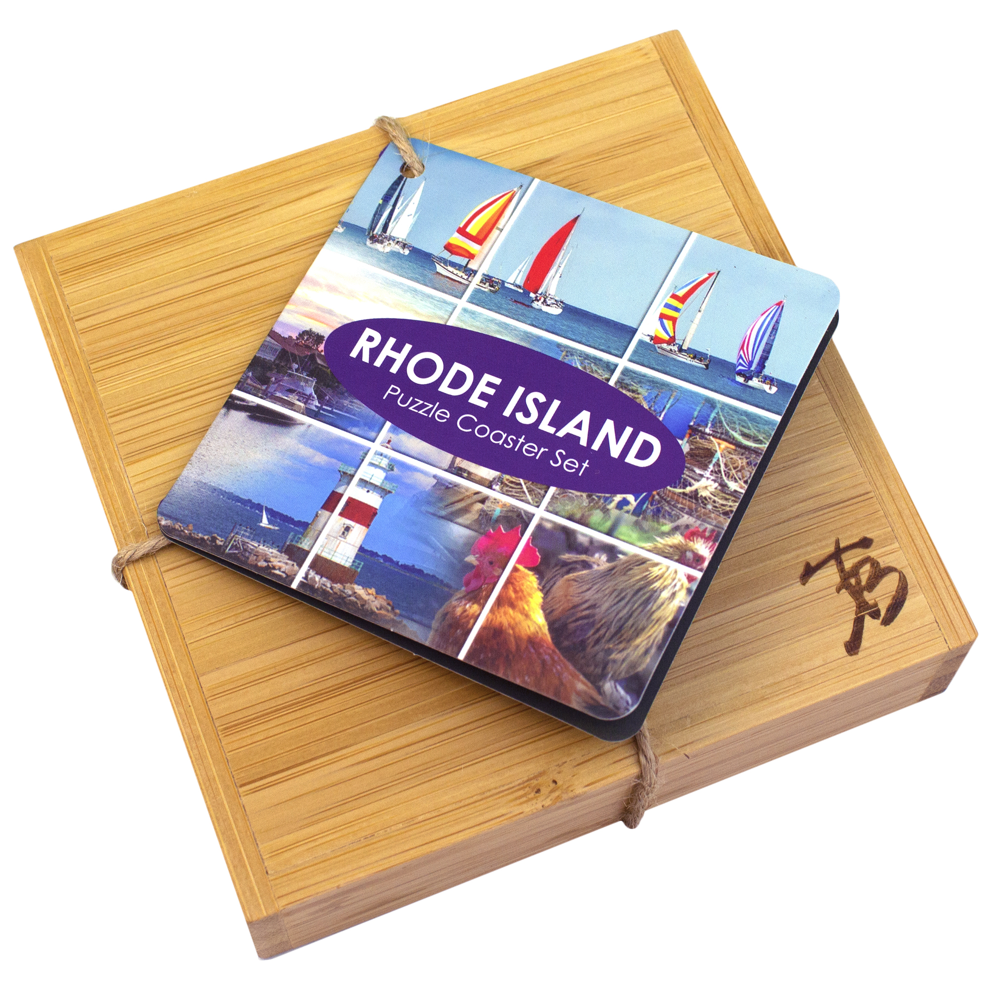 Rhode Island Puzzle Coaster Set 2