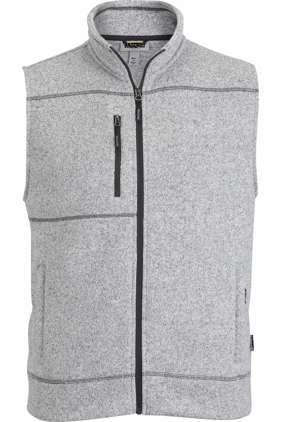 Mens Sweater Knit Fleece Vest