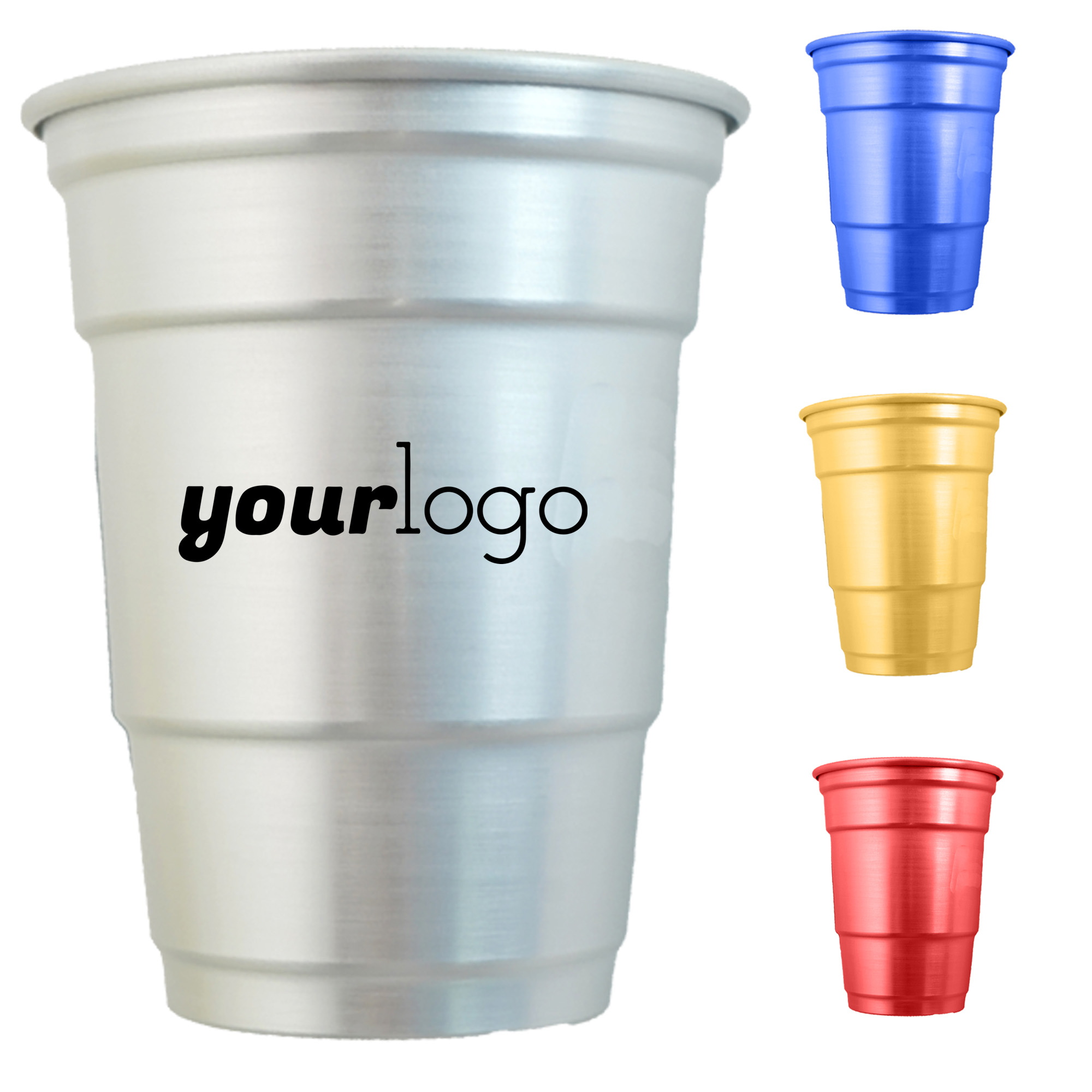 Durable 16 oz Recyclable Aluminum Beverage Cup 4