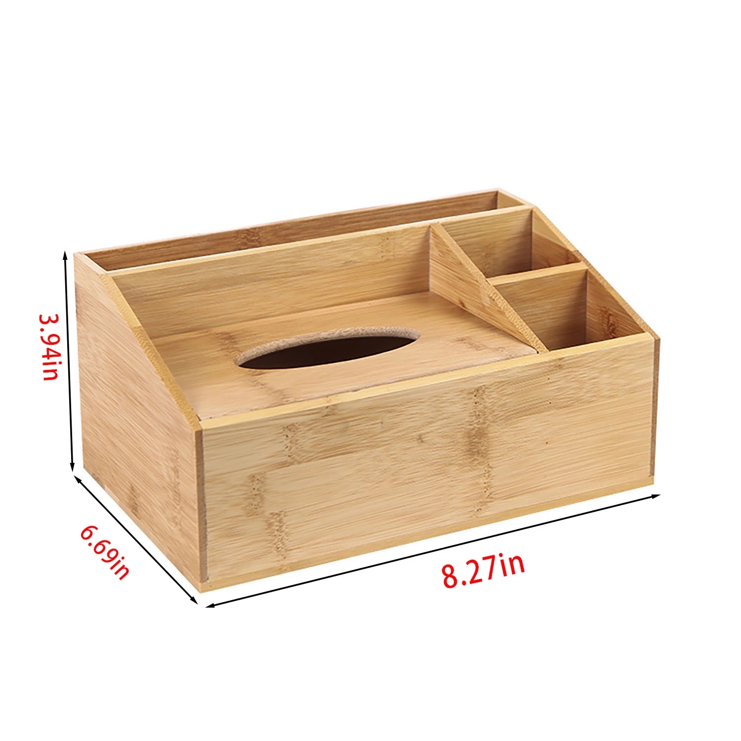 Bamboo and Wood Tissue Box 4