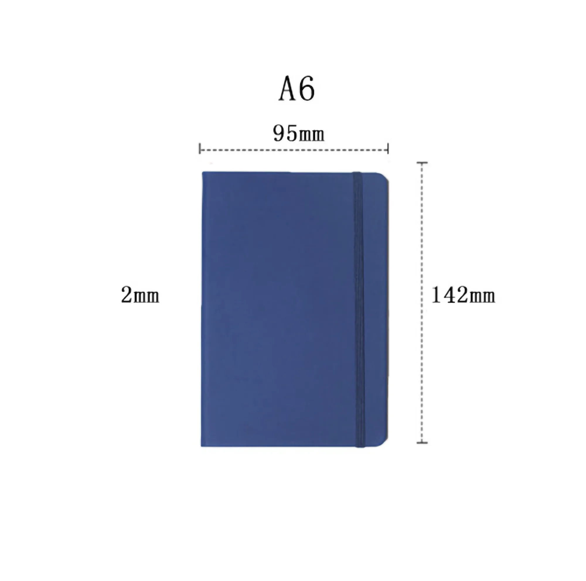 MOQ 50PCS A6 PU Journal Notebooks 5