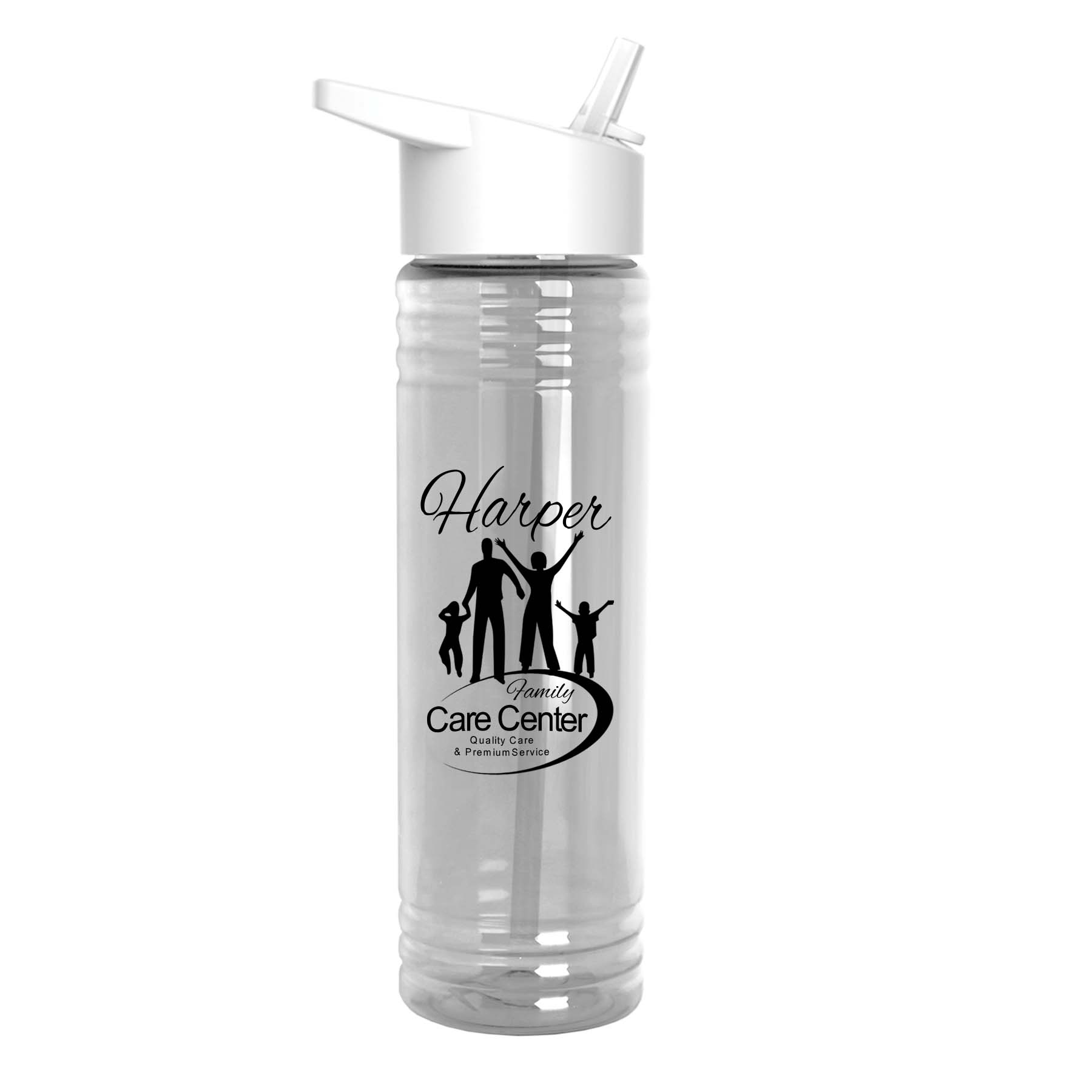 Garyline® Slim Fit Bottle with Flip-Straw Lid - 24 oz. 446