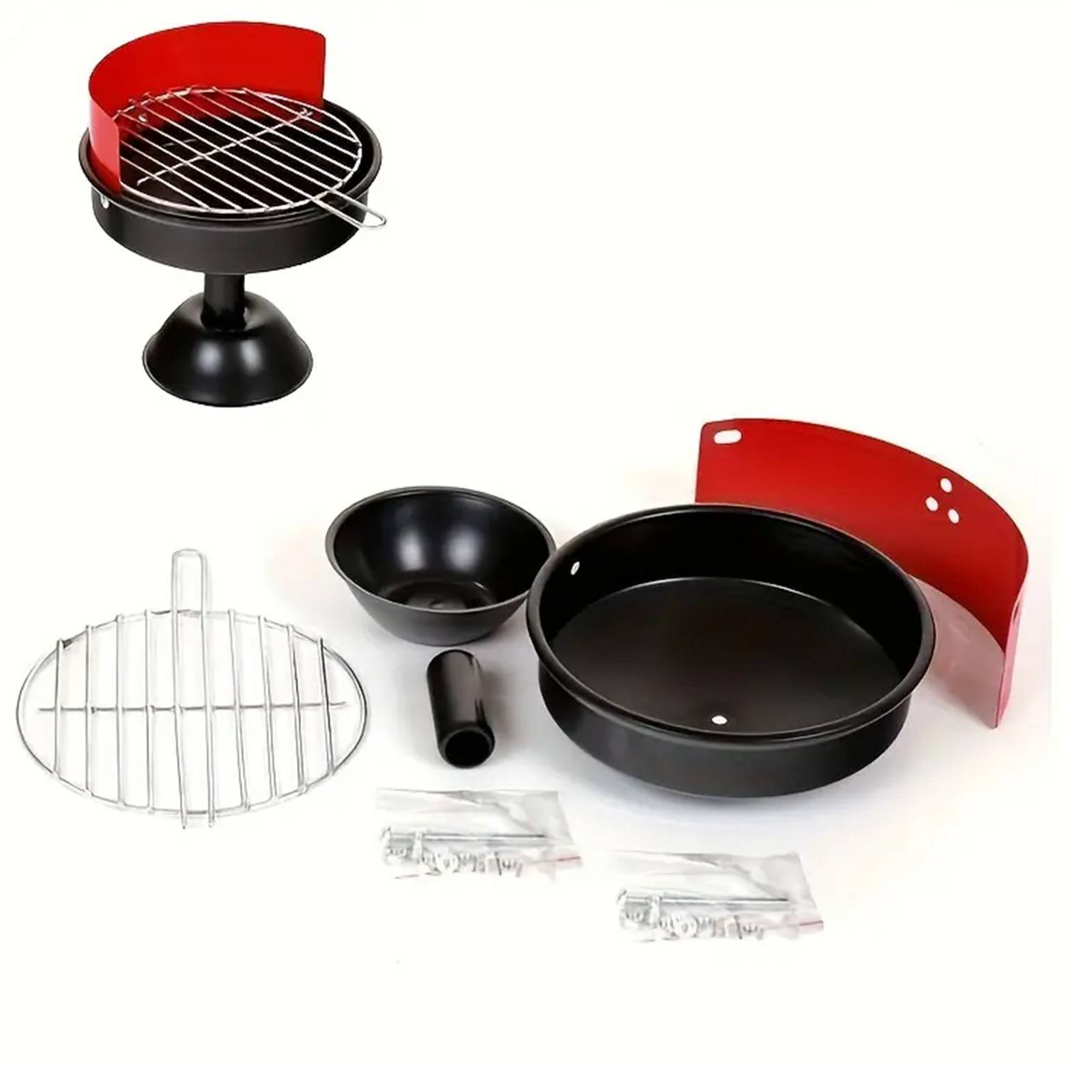 Creative Barbecue Grill Shaped Metal Ashtray 2