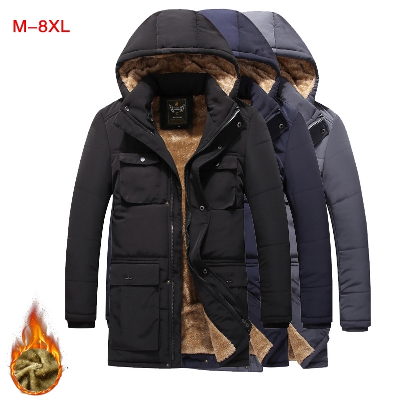 Men's Hooded Warm Coat Winter Parka Jacket 8