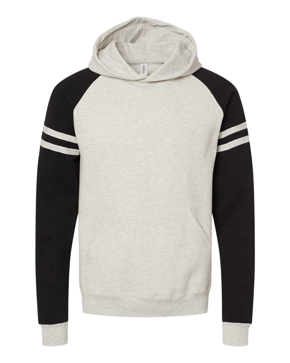 Nublend Varsity Colorblocked Raglan Hooded Sweatshirt