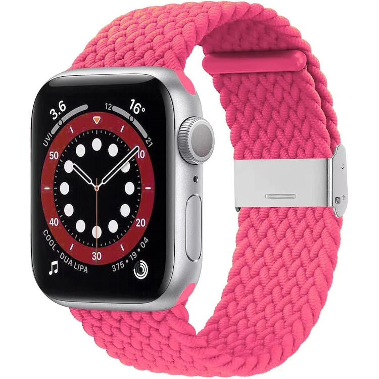 Apple Watch Braided Bands - Flamingo Pink Nylon 42mm/44mm/45mm 2
