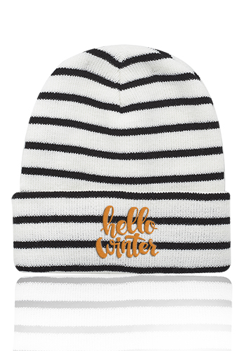 Caribou Striped Knitted Beanies 11