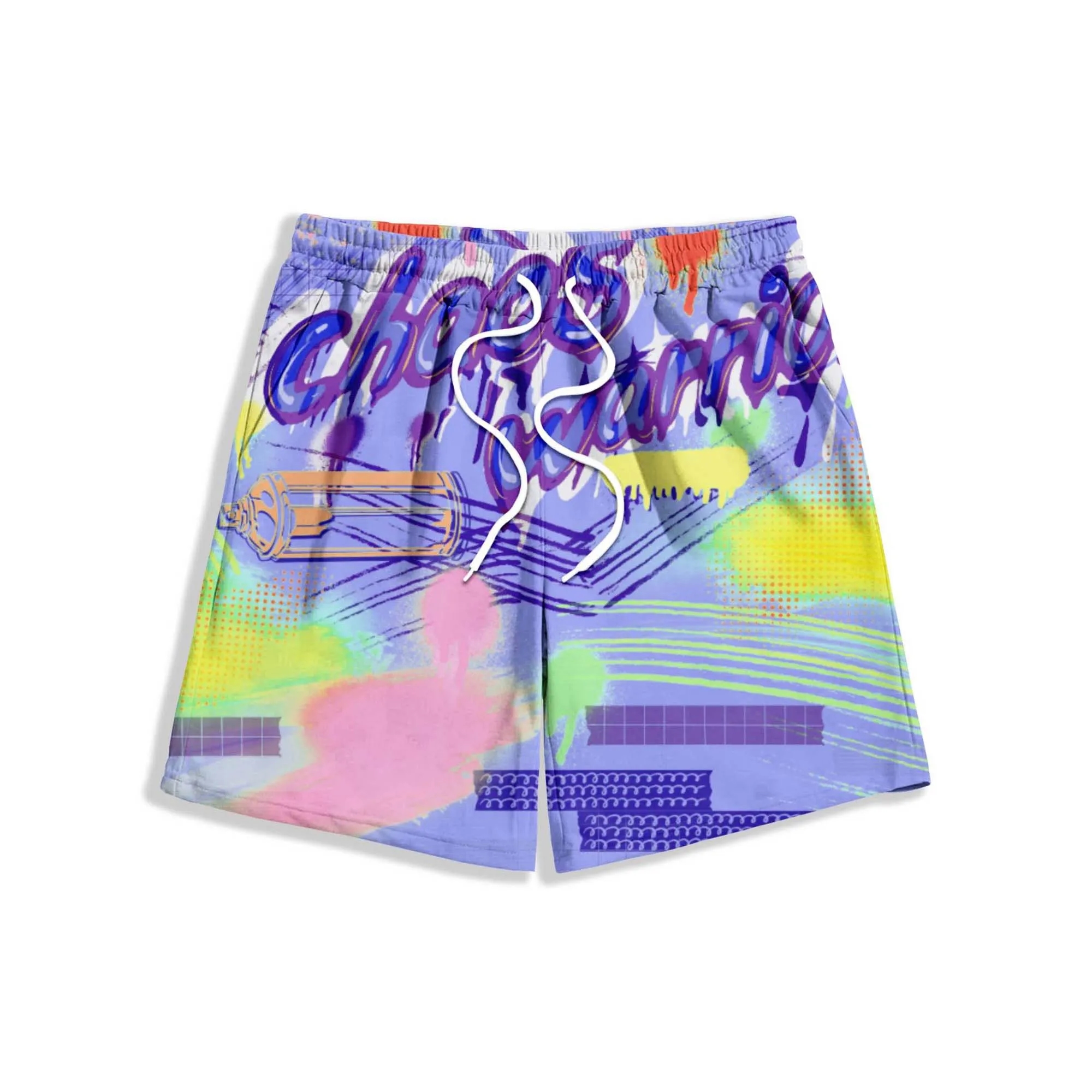 Full Color Summer Causal Beach Shorts 7