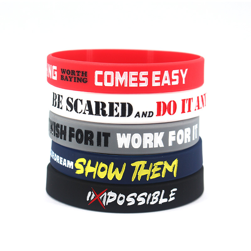 Custom Debossed Silicone Bracelet 2