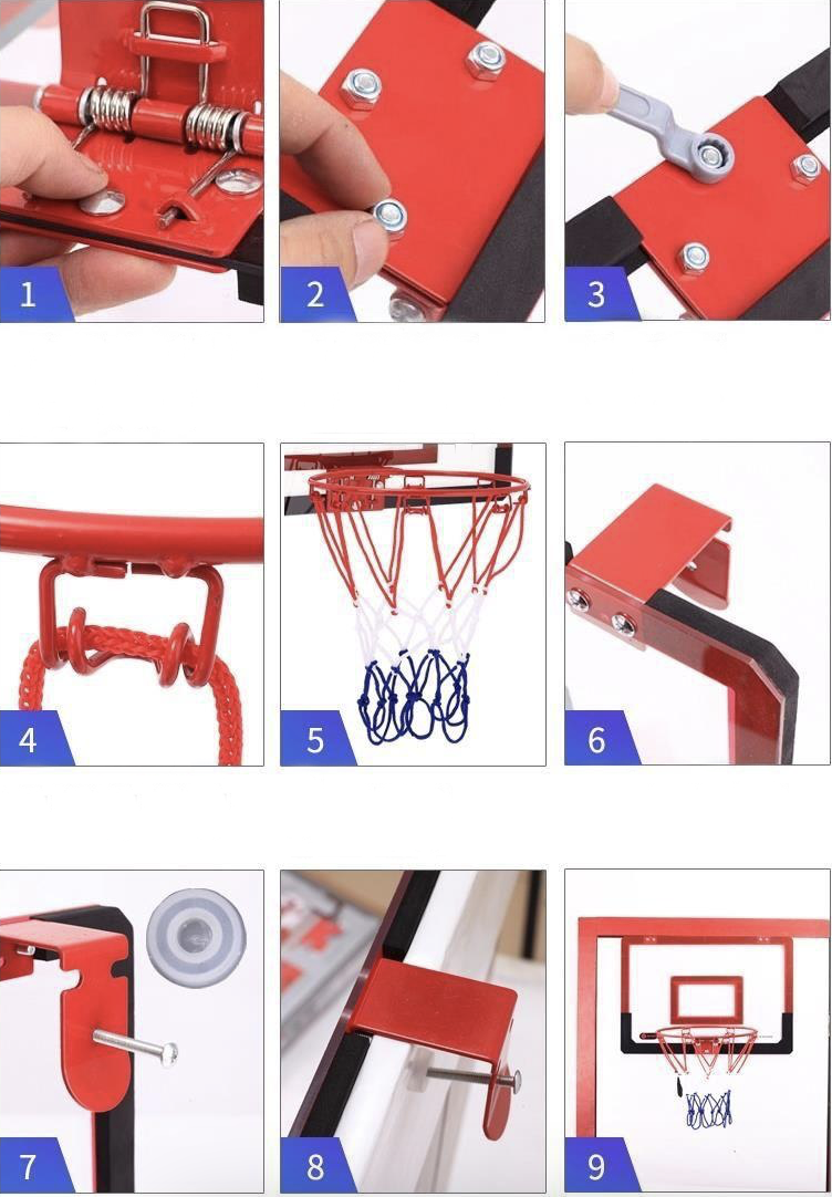 Folding basketball hoop 7