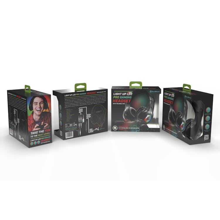 Gaming Headset - Foldable Mic RGB Lighting 2