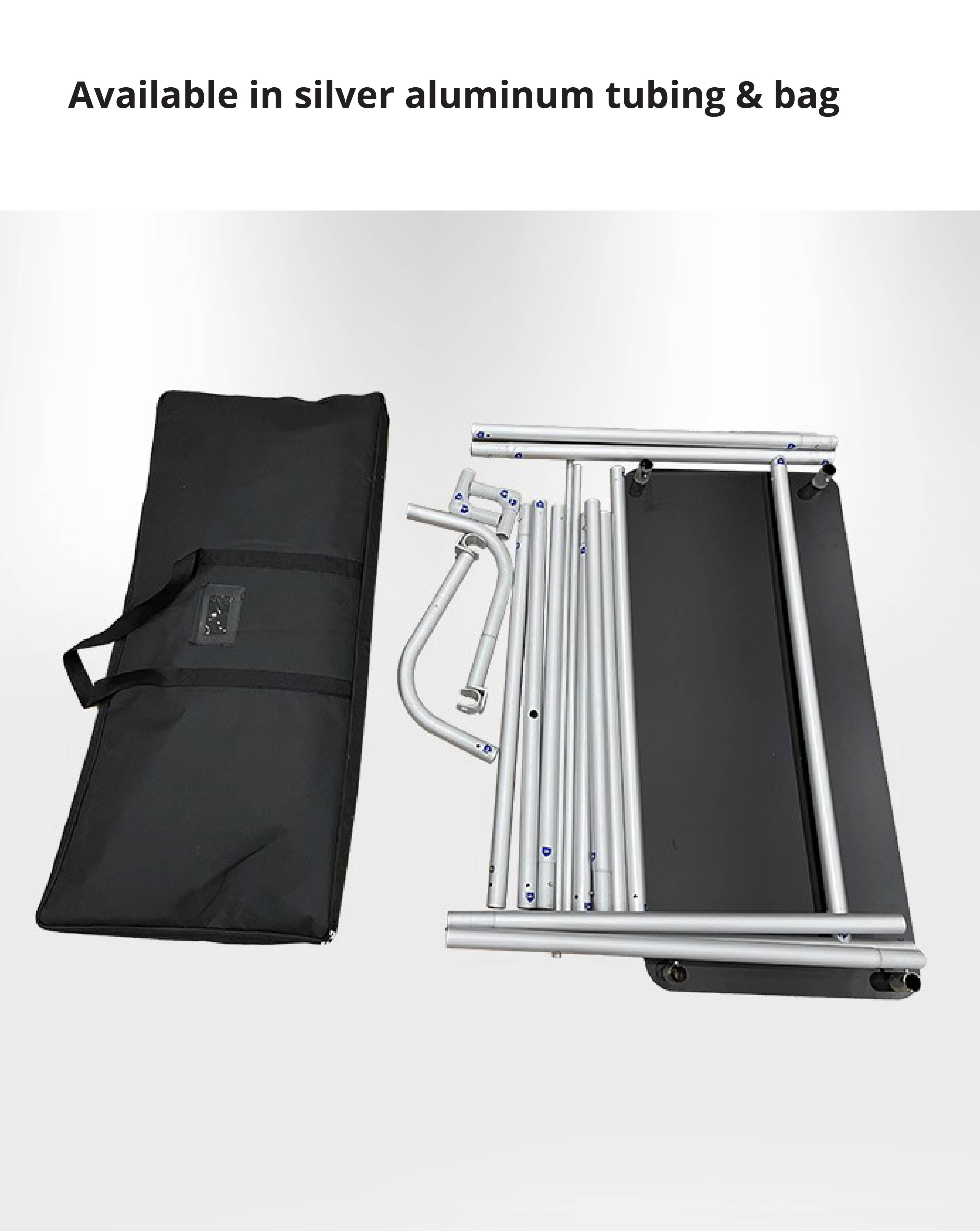 Tension Fabric Stand With Hanging Rail 5