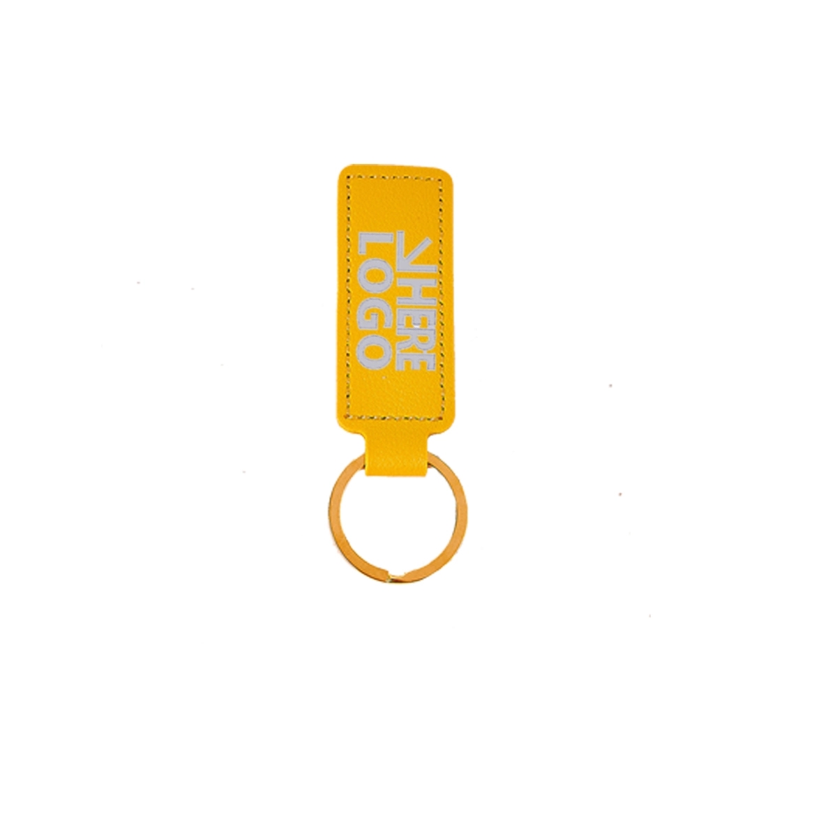 Full Color PU Leather Keychain 4