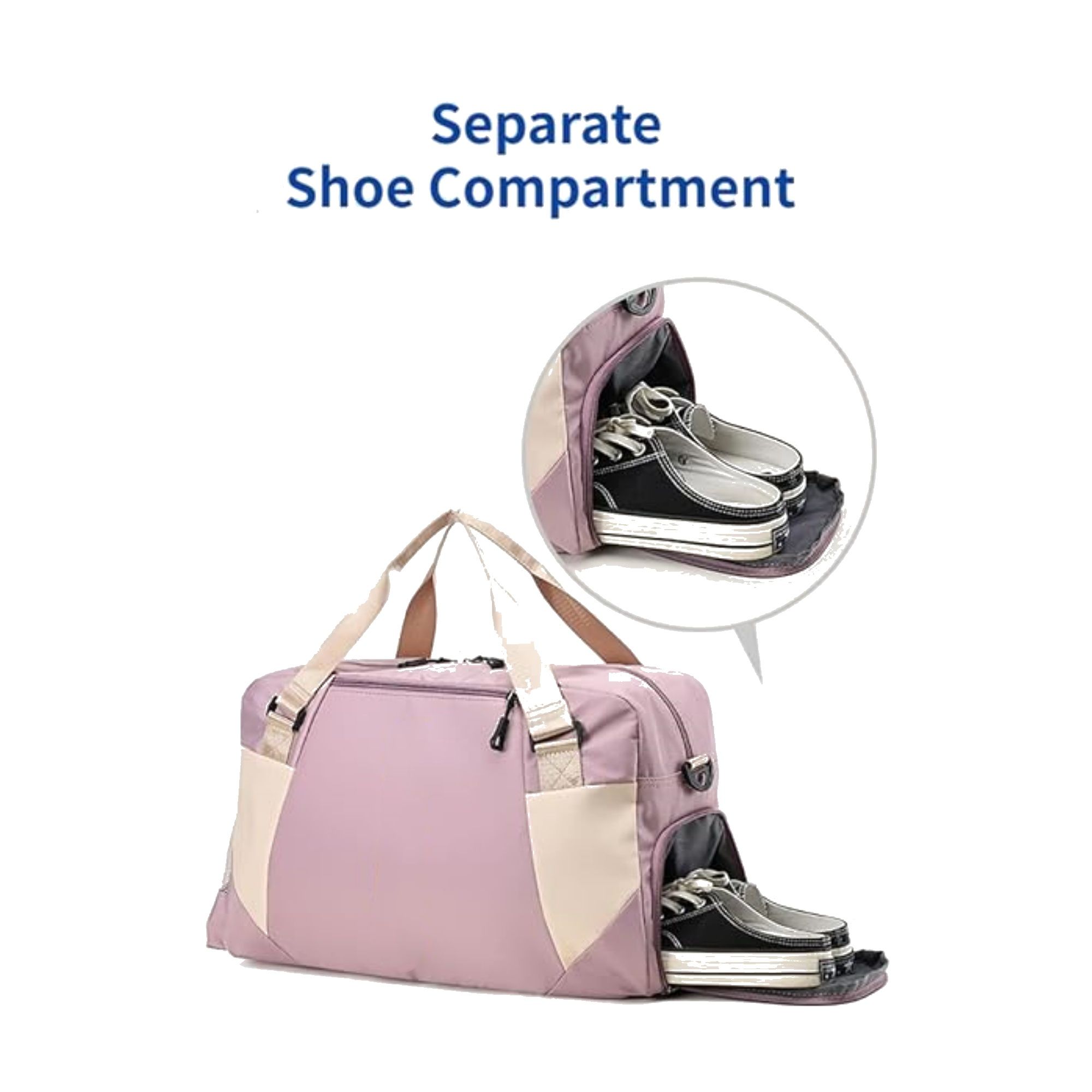 Sports Travel Bags With Shoe Compartment 3