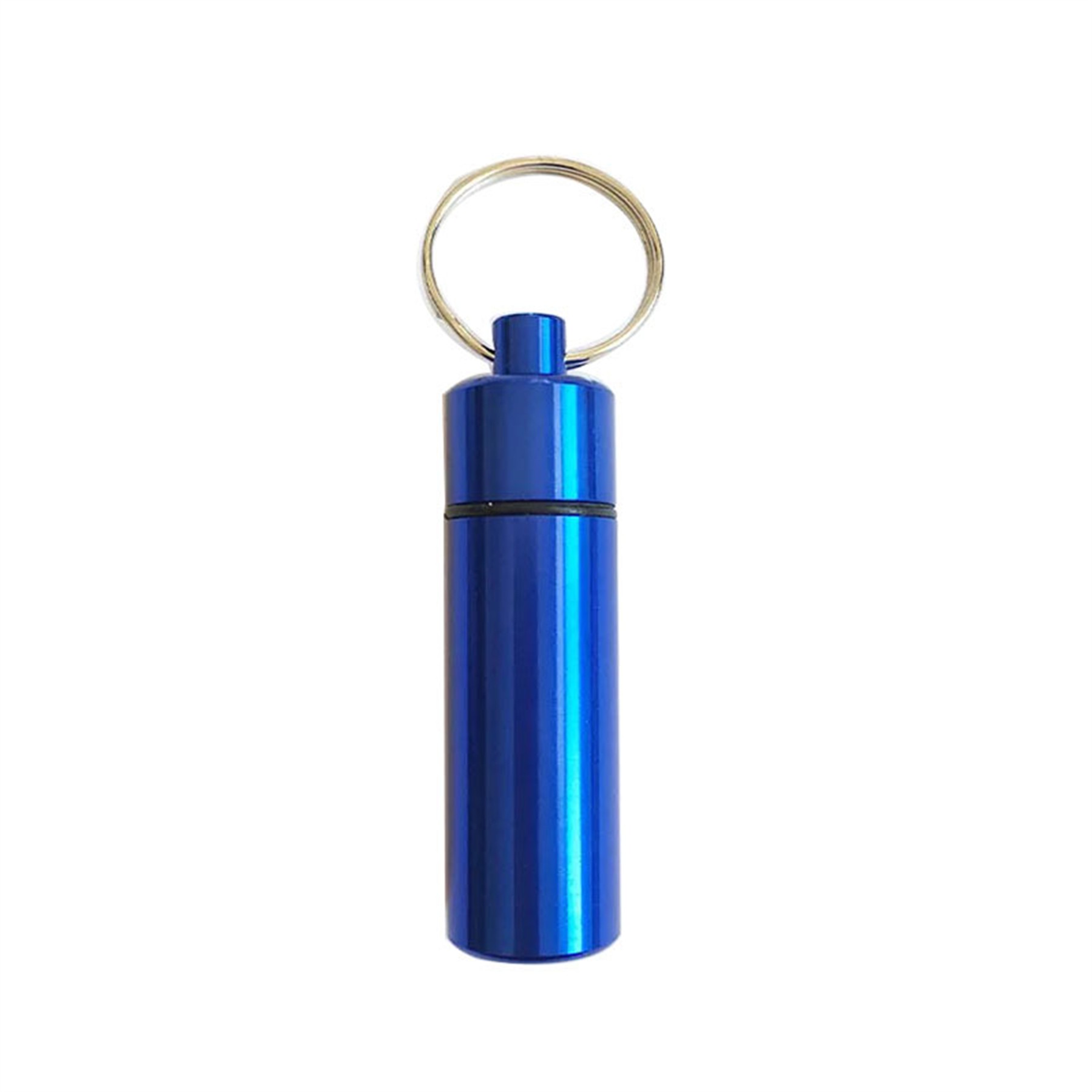 Waterproof Aluminum Pill Case w/Keychain 17