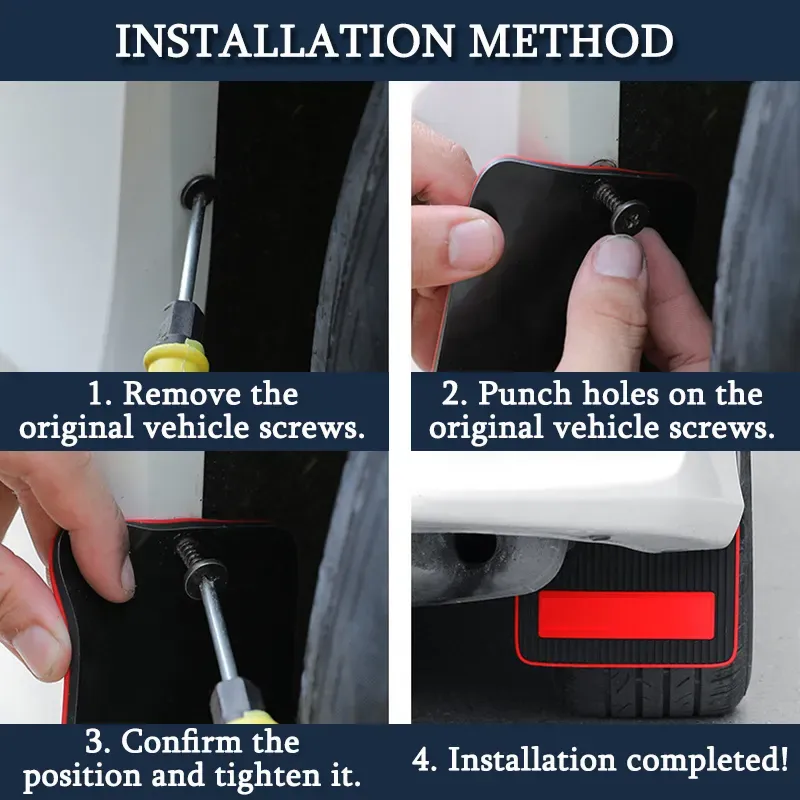 Universal Mud Flaps for SUV or Car 2