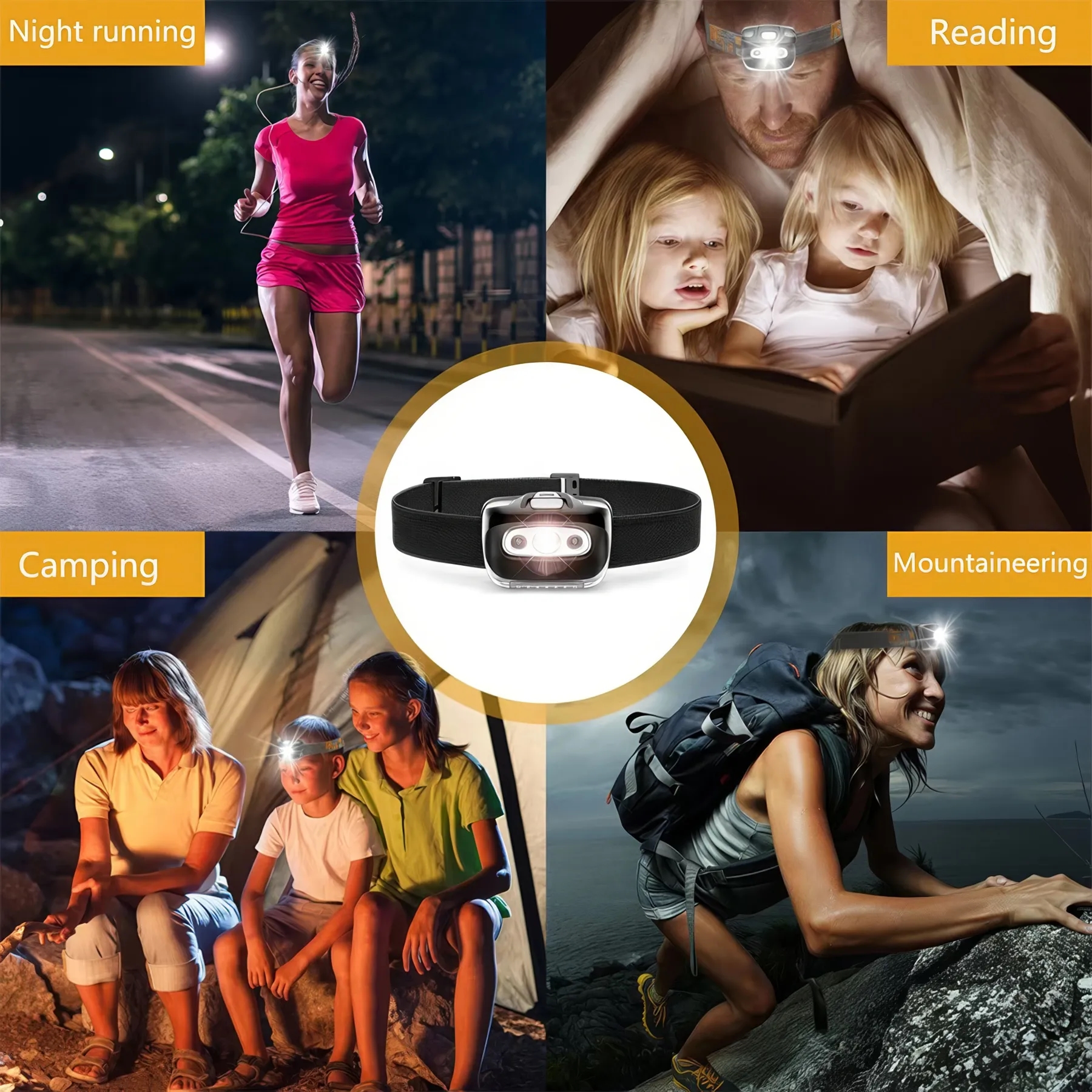 LED Flashlight Headlamp 2