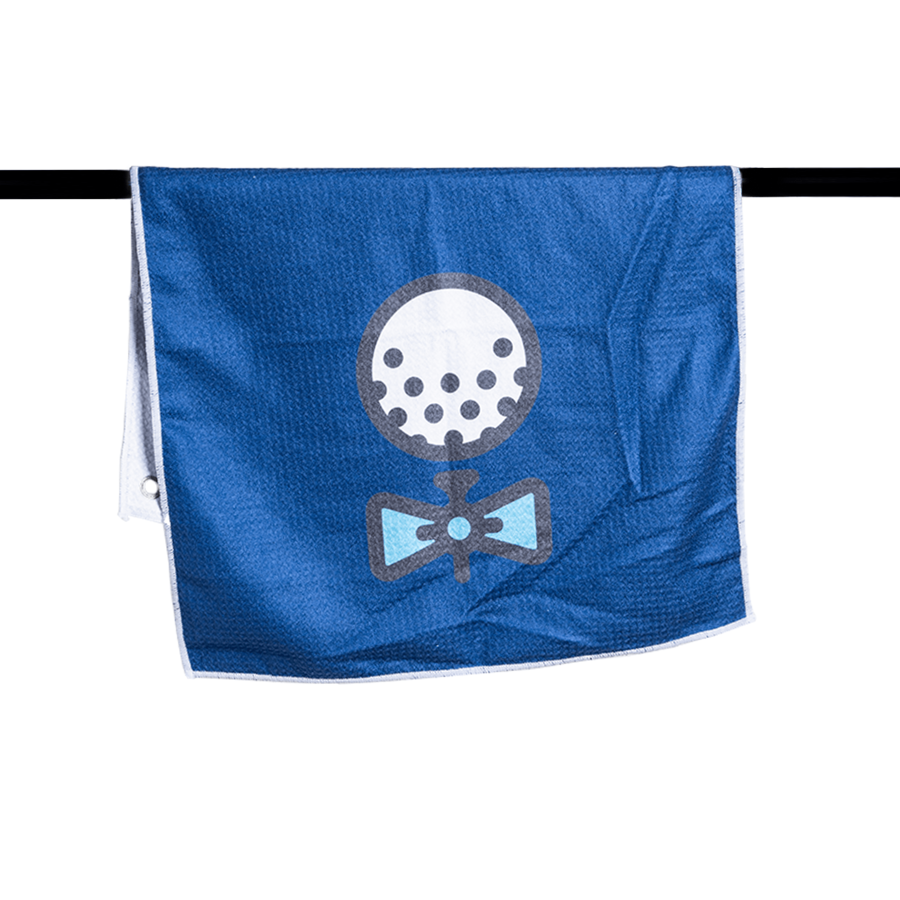 Sublimation Waffle Golf Towel with Grommet & Carabiner - 12"