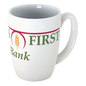 11 Oz. White Challenger Ceramic Mug 1