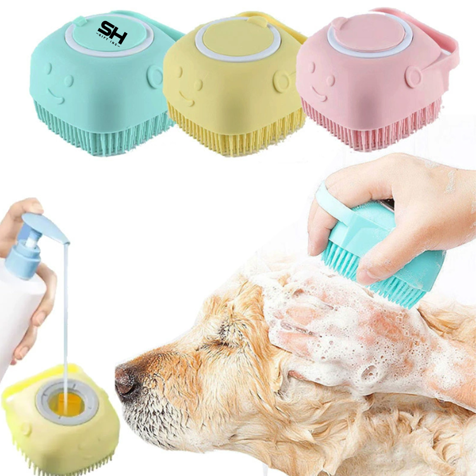 Pet Bath Massage Brush 1