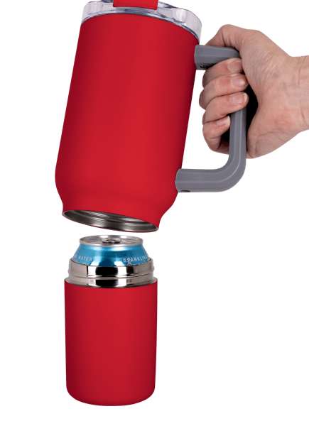 Key West 22 oz SS Travel Mug w/Can Cooler 367