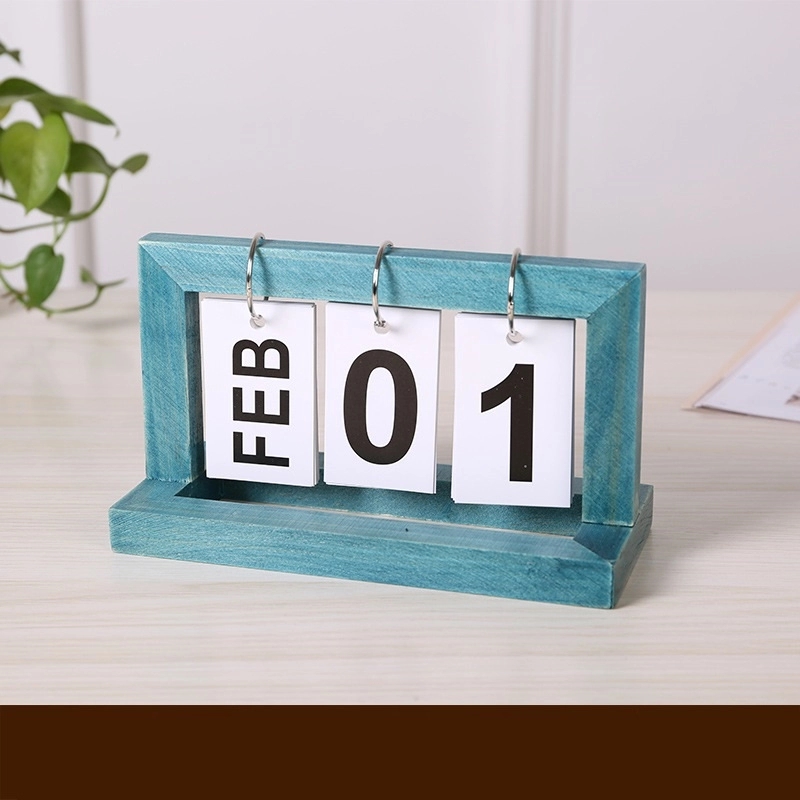 2023 Wooden Desk Calendar 4
